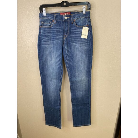 Lucky Brand Women Blue Denim Jeans 2/26 Regular Mid Rise Classic Fit Stretch NEW - Picture 2 of 12